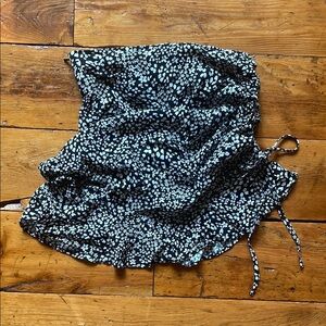 Black and White Patterned Skirt